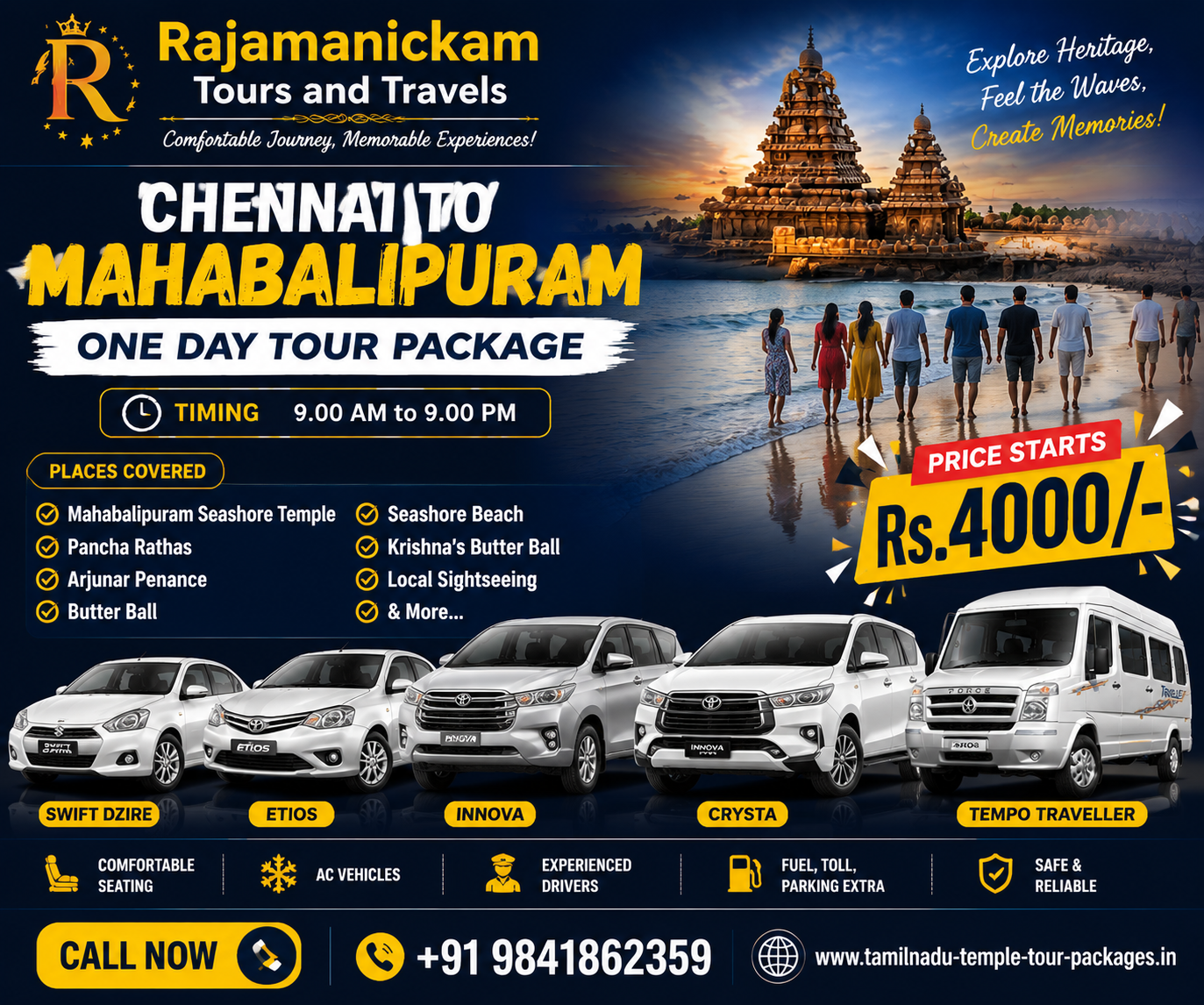Complete Guide to Chennai to Mahabalipuram One Day Tour Package Price & Attractions Complete Guide to Chennai to Mahabalipuram One Day Tour Package Price Attractions