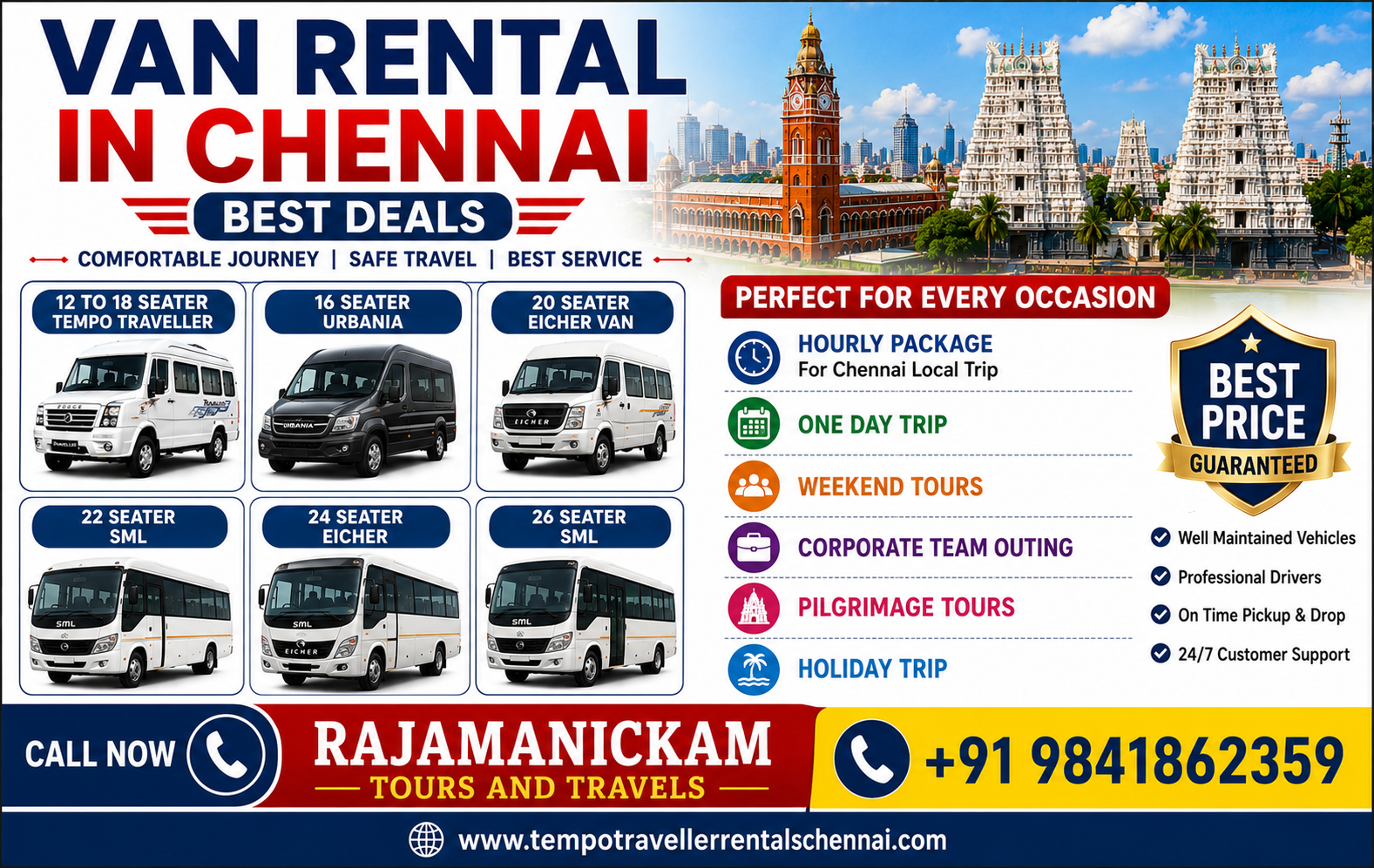 Van Rental Chennai Van Rental Chennai